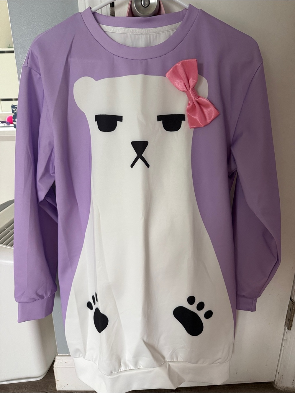 Huntrix - Mira - Purple Bear Adult Costume (Small)